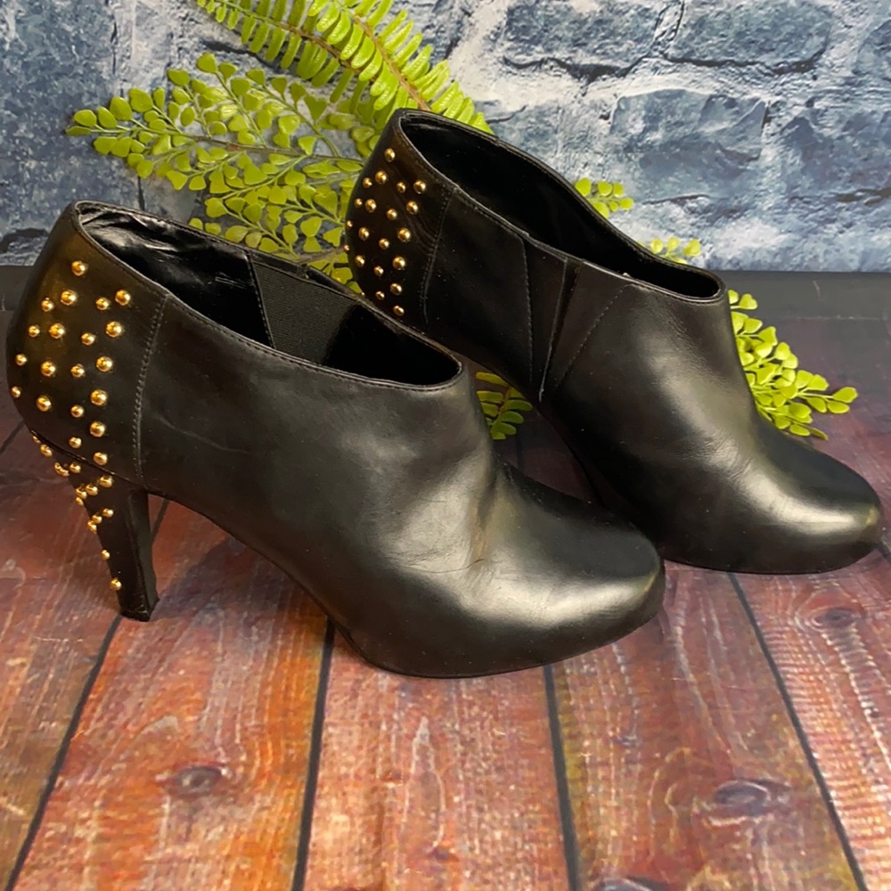 Steve Madden Leather Studded Booties